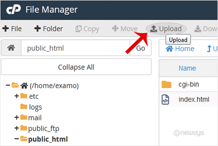 upload icon filemanager