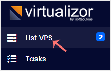 How to Manually Install/Reinstall an OS Using Virtualizor for a Customized Installation virtualizor list vps menu