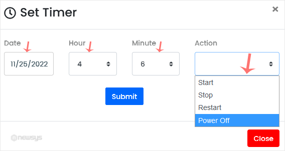 How to Set Self Shutdown/Start/Reboot Timer for Your VPS in Virtualizor virtualizor self shutdown time option
