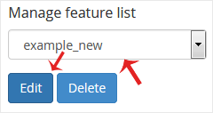 How to Enable/Disable Features of cPanel Account From WHM whm reseller featuremanager edit menu