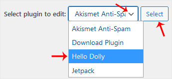 How to Forcefully Update or Reinstall a WordPress Plugin wordpress plugin file editor menu
