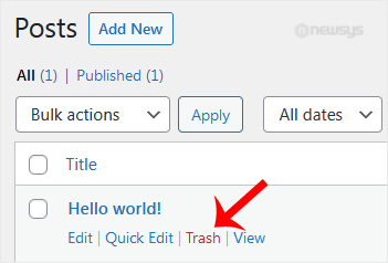 How to Remove Sample Comments and Posts From WordPress wp ft remove post