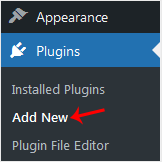 How to Manually Install a WordPress Plugin wp plugin add new menu
