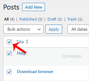 How to Bulk Delete Posts in WordPress wp removing multiple post