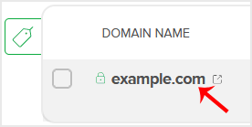 your domain click